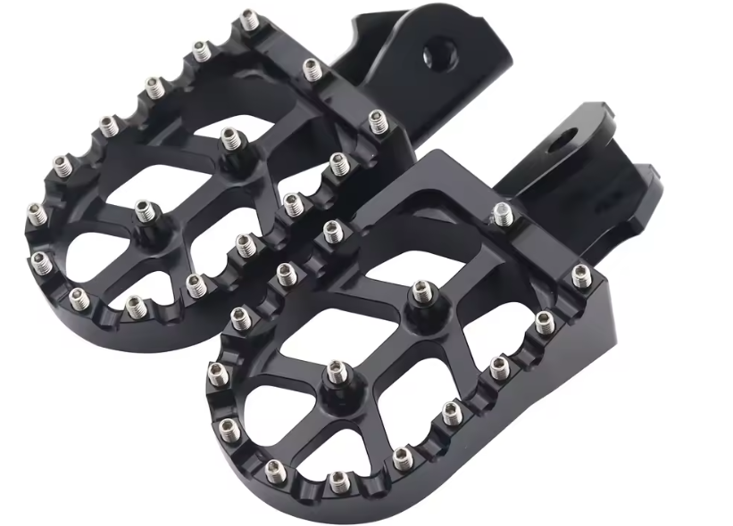 Wide CNC Alloy Foot Pegs for Surron / Segway / E-Moto (Colour Options)