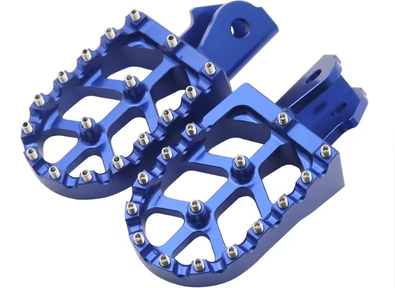Wide CNC Alloy Foot Pegs for Surron / Segway / E-Moto (Colour Options)