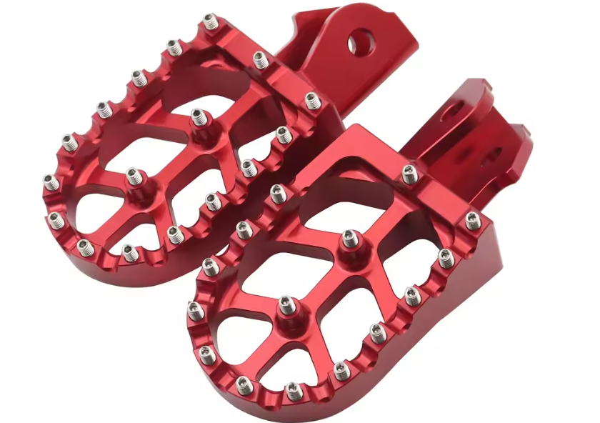 Wide CNC Alloy Foot Pegs for Surron / Segway / E-Moto (Colour Options)